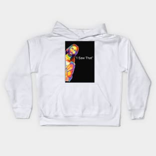 Jesus I Saw That Meme Pop Art Kids Hoodie